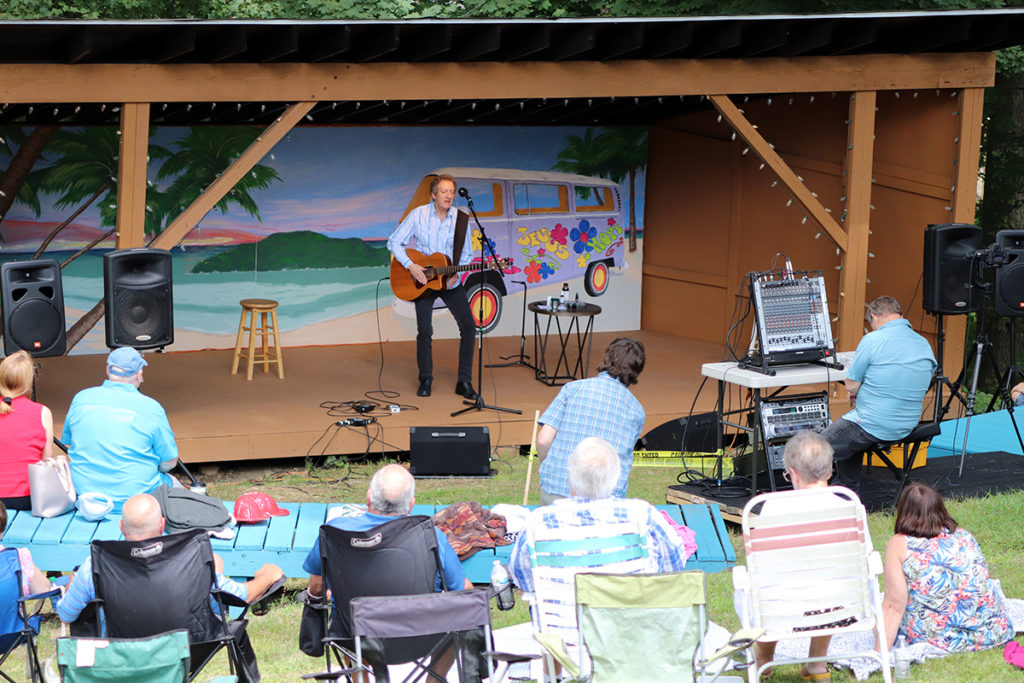 Gospel music pioneer Randy Stonehill performs at the 2022 Summer Community event at Bakerstown Alliance Evangelical Christian Church.