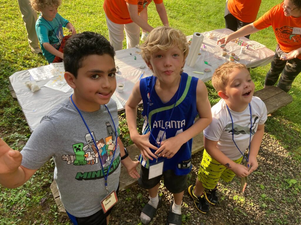 Children attending the Bakerstown Alliance Church VBS program