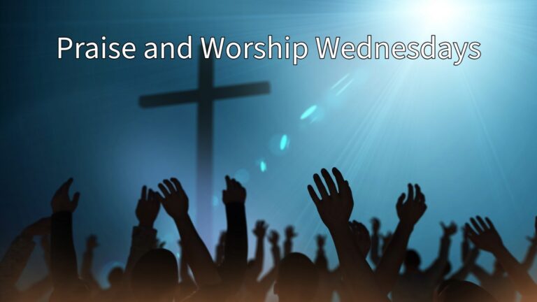 People raising their hands in worship